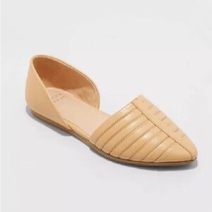 A New Day Women's Iris Ballet Flats Tan Size 8